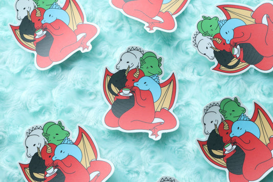 Tiamat Tea Party Sticker