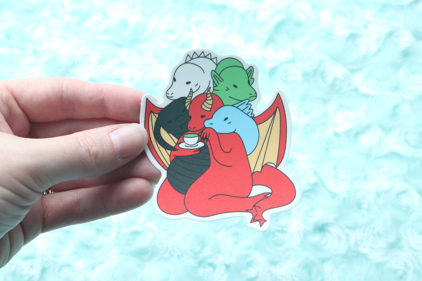 Tiamat Tea Party Sticker