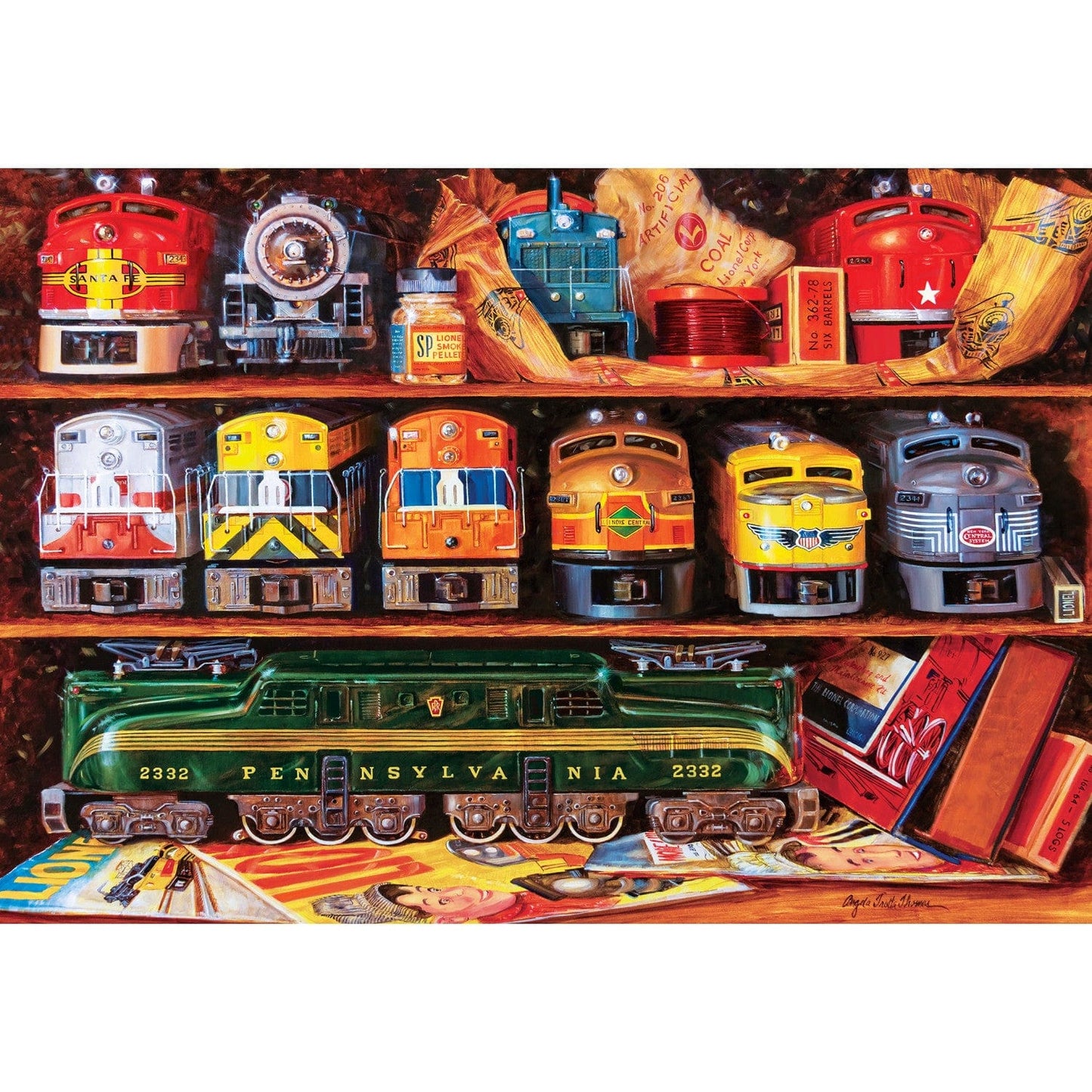Signature Collection - Well Stocked Shelves 2000 Piece Jigsaw Puzzle - Out of Play
