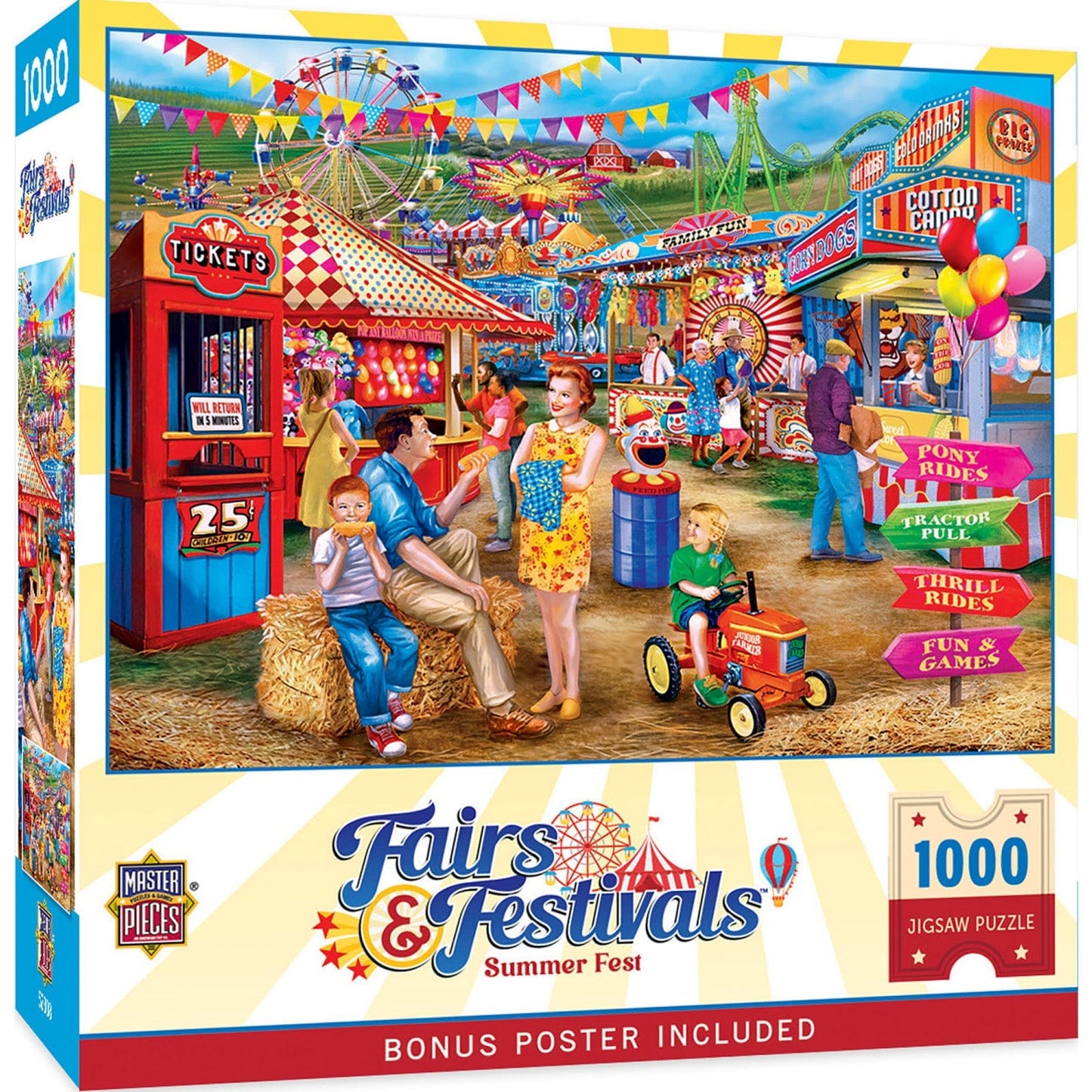 Fairs & Festivals - Summer Fest 1000 Piece Jigsaw Puzzle - Out of Play