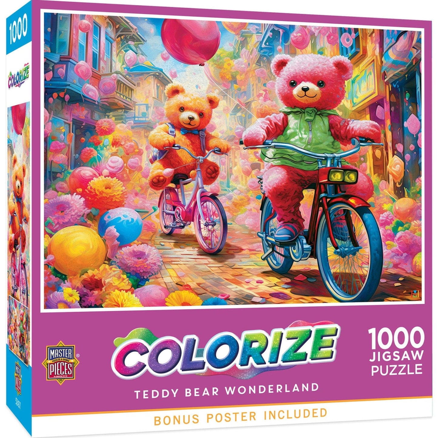 Colorize - Teddy Bear Wonderland 1000 Piece Jigsaw Puzzle - Out of Play