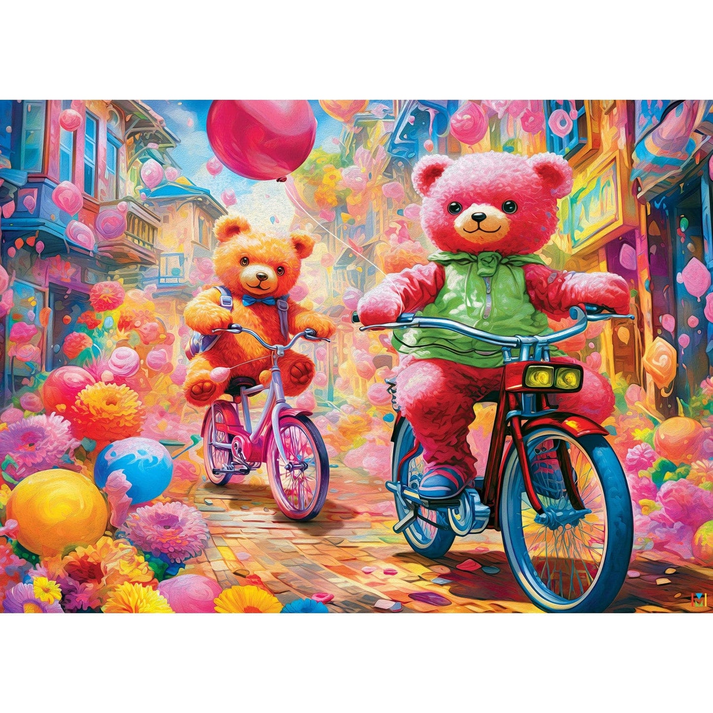 Colorize - Teddy Bear Wonderland 1000 Piece Jigsaw Puzzle - Out of Play