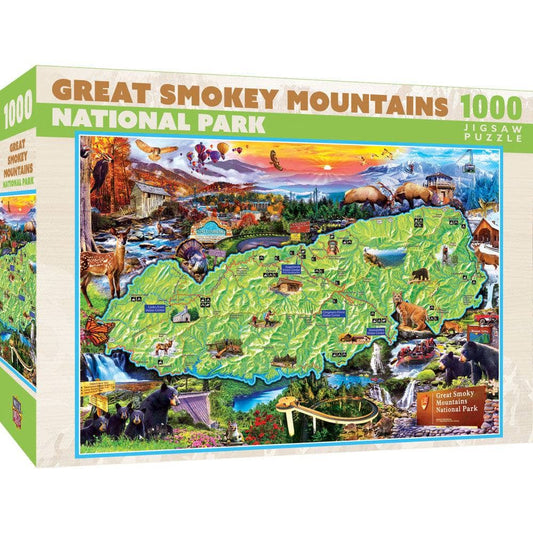 Great Smoky Mountains National Park 1000 Piece Jigsaw Puzzle - Out of Play