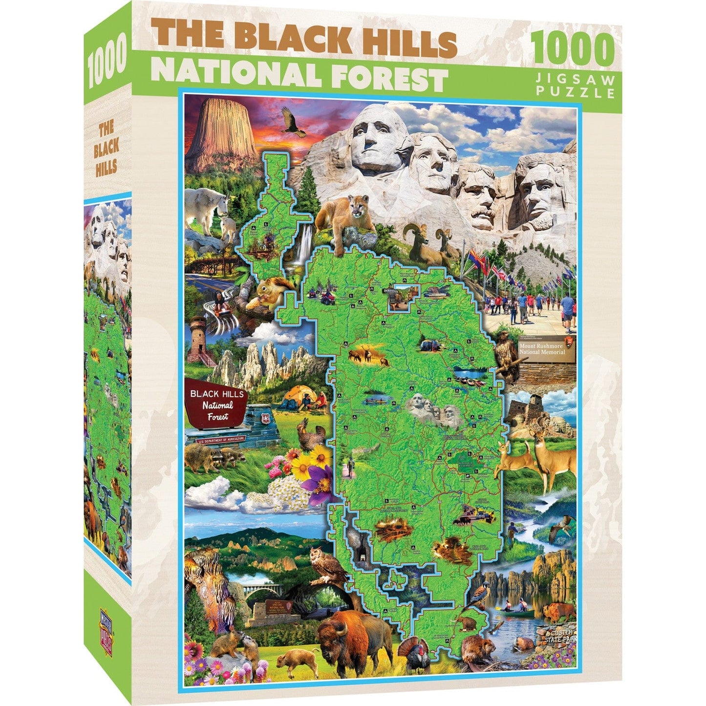 Black Hills National Forest 1000 Piece Jigsaw Puzzle - Out of Play