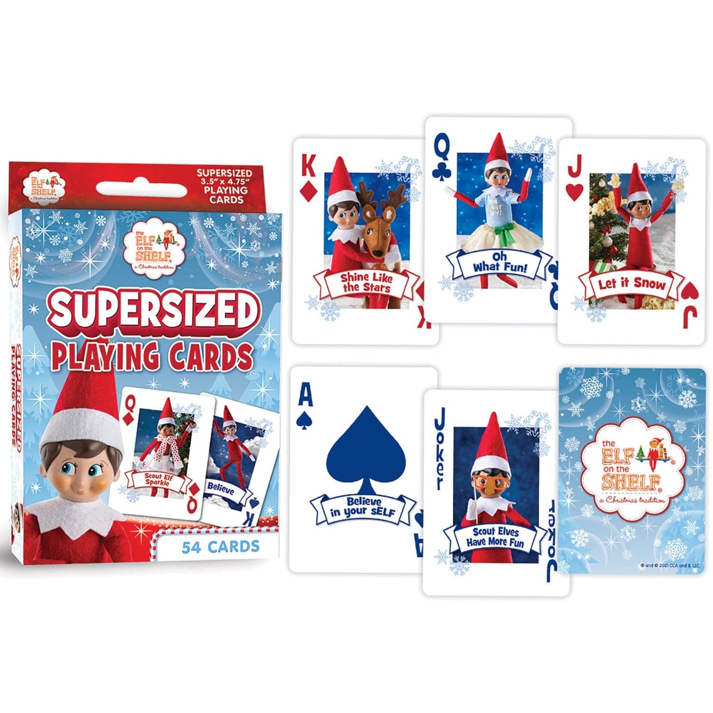 Elf on the Shelf Jumbo Playing Cards MasterPieces Puzzle Company INC