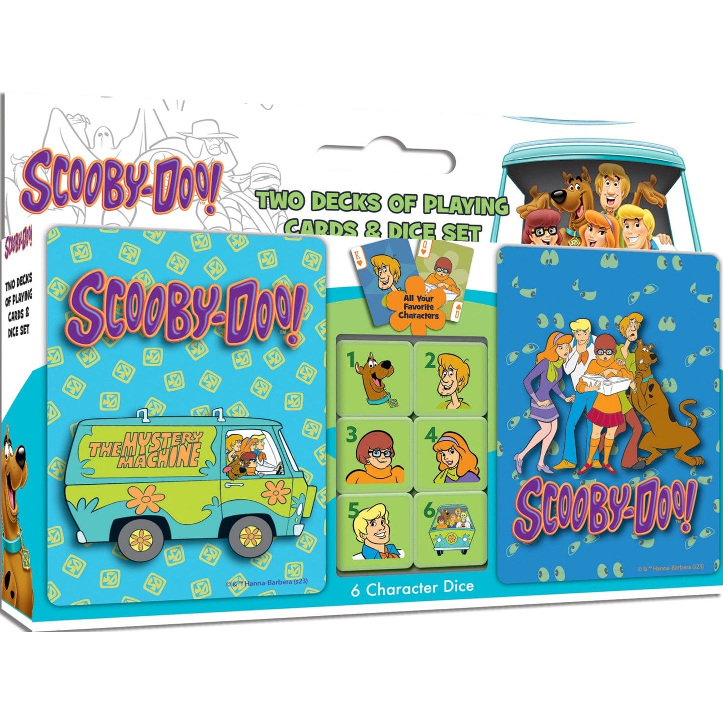 Scooby Doo 2-pack Playing Cards & Dice Set - Out of Play