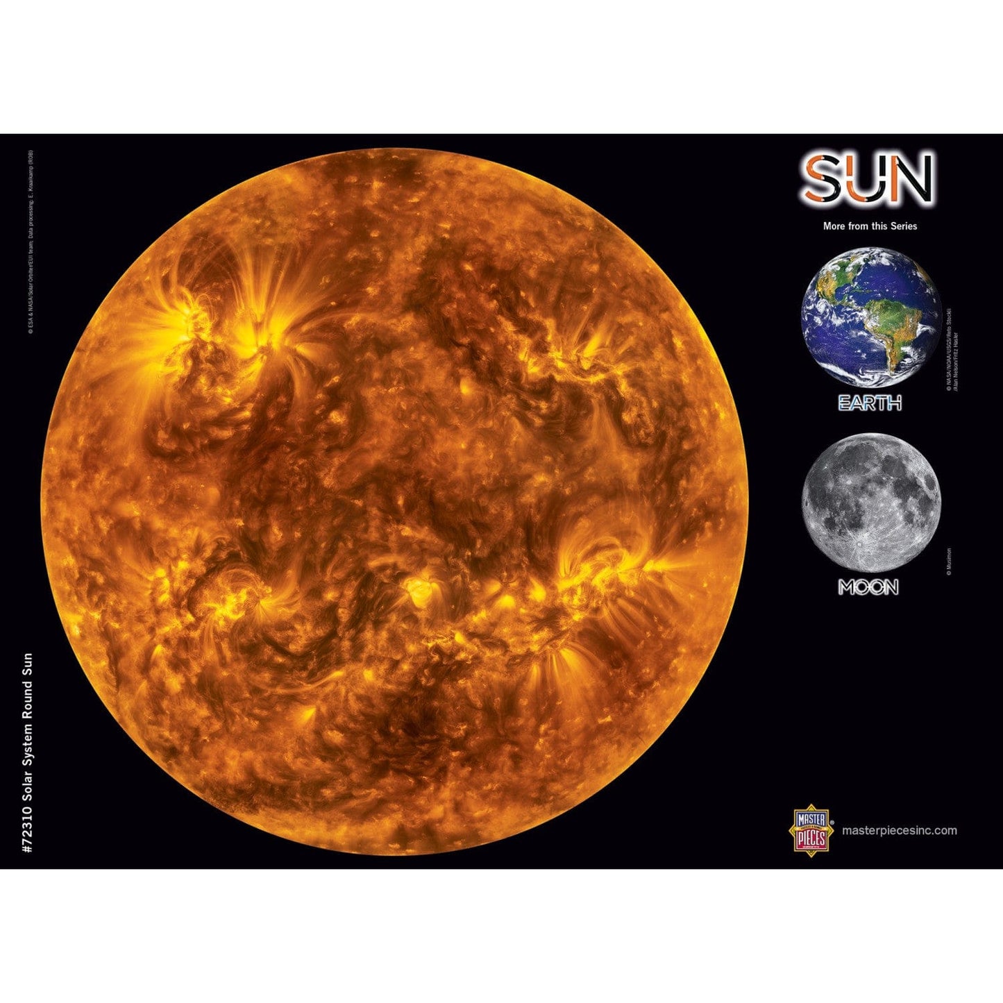 The Sun - 1000 Piece Round Jigsaw Puzzle - Out of Play