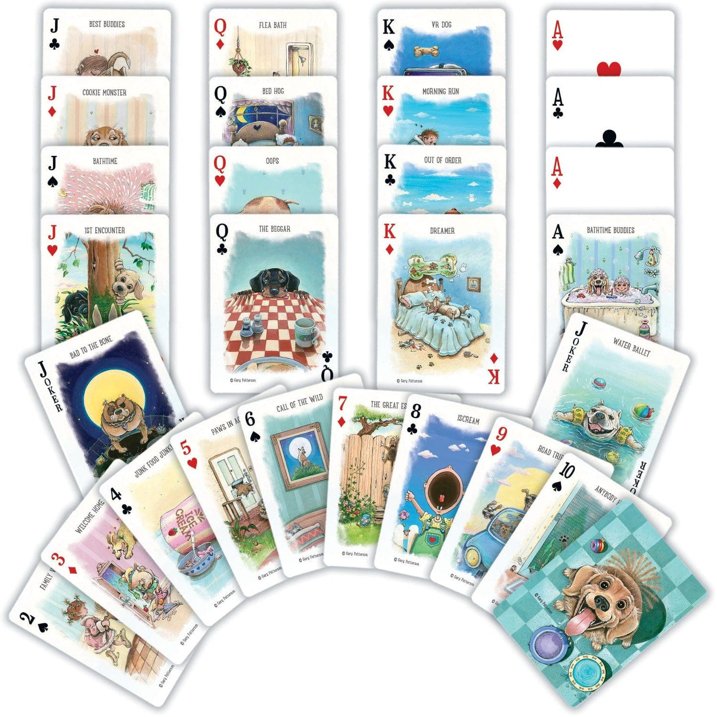 Dogs Playing Cards - 54 Card Deck MasterPieces Puzzle Company INC