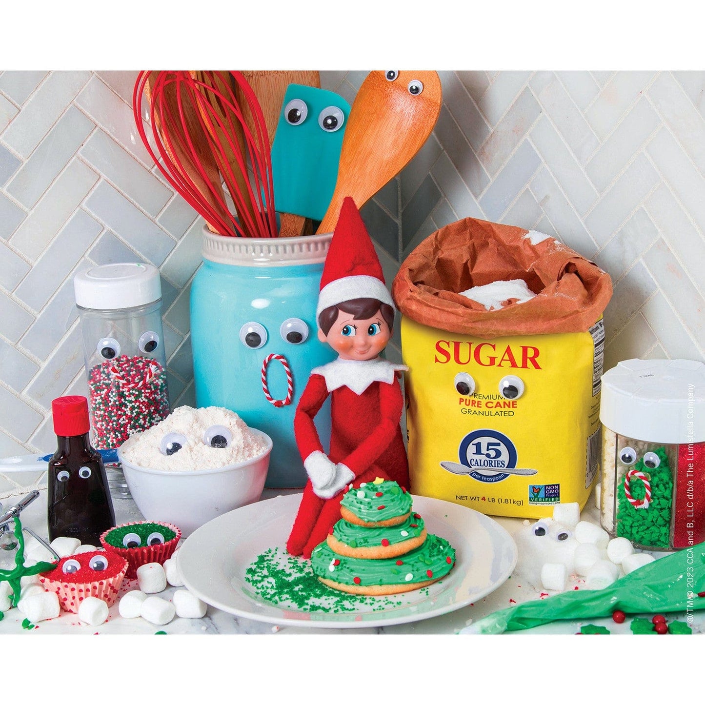 Elf on the Shelf 4-Pack 100 Piece Jigsaw Puzzles - V2 - Out of Play