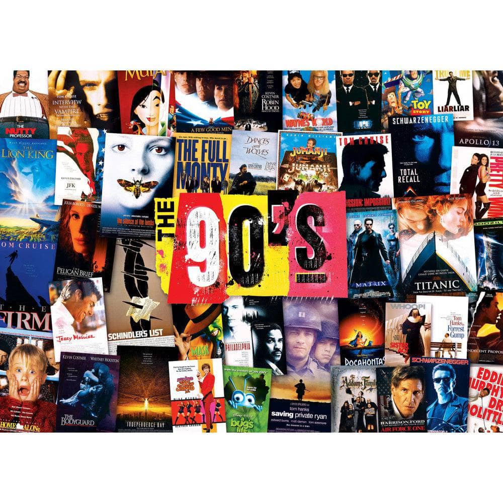 90's Blockbusters 1000 Piece Jigsaw Puzzle - Out of Play