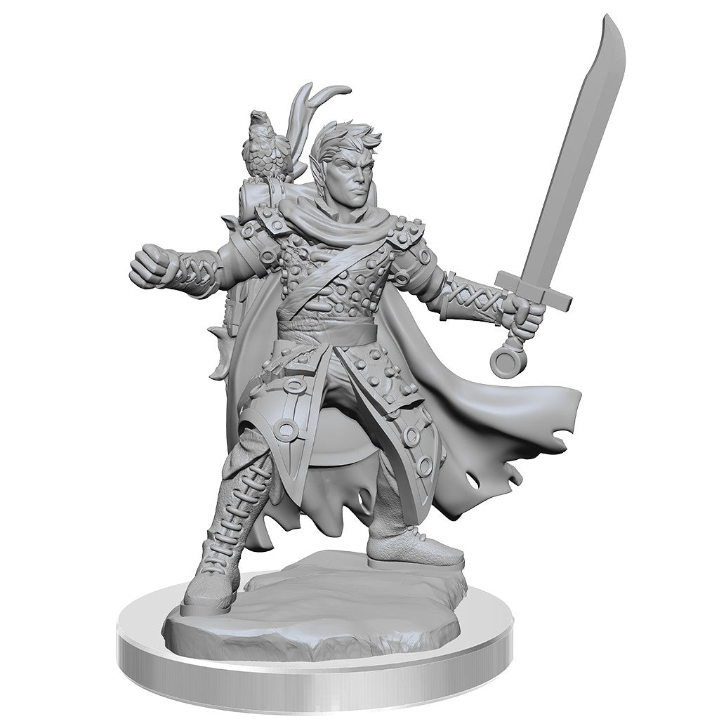 D&D Frameworks Wave 2: Male Half-Elf Ranger - Miniature - Out of Play