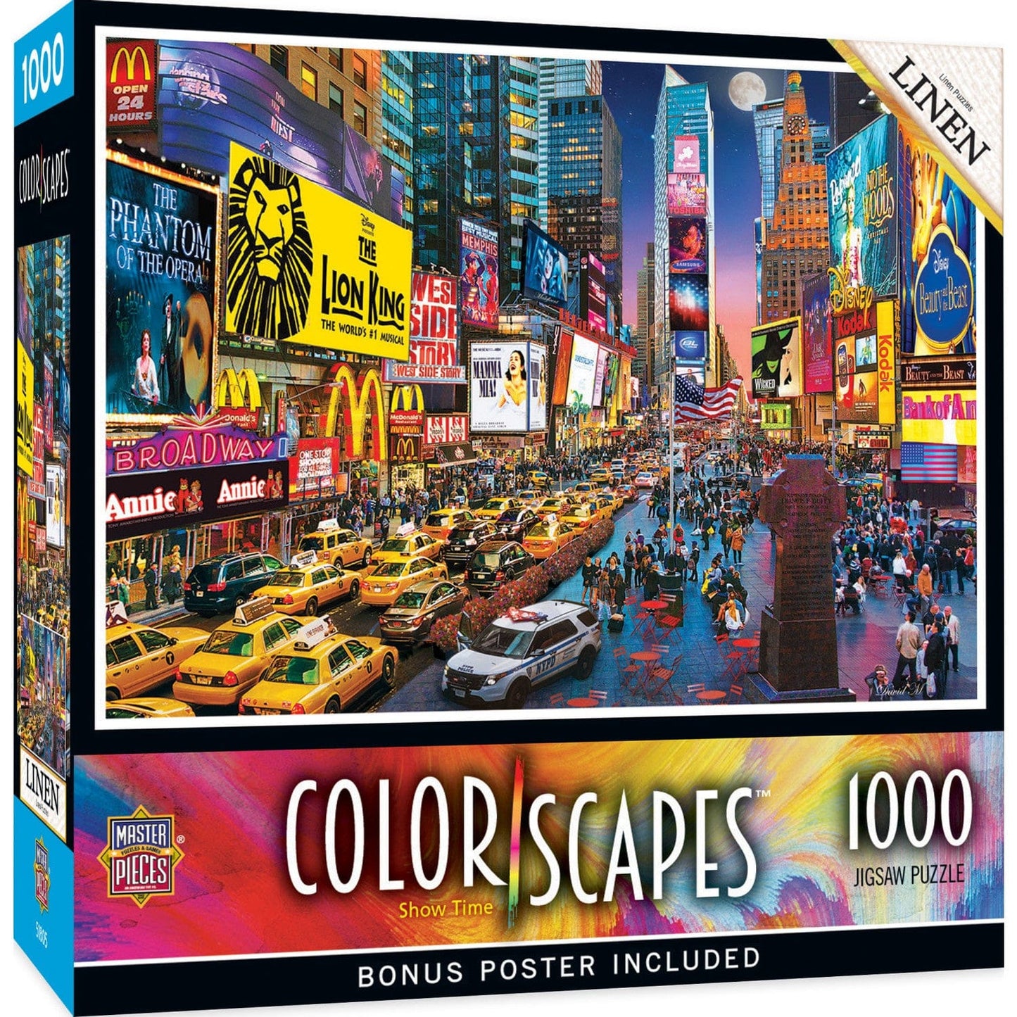 Colorscapes - Show Time 1000 Piece Jigsaw Puzzle - Out of Play