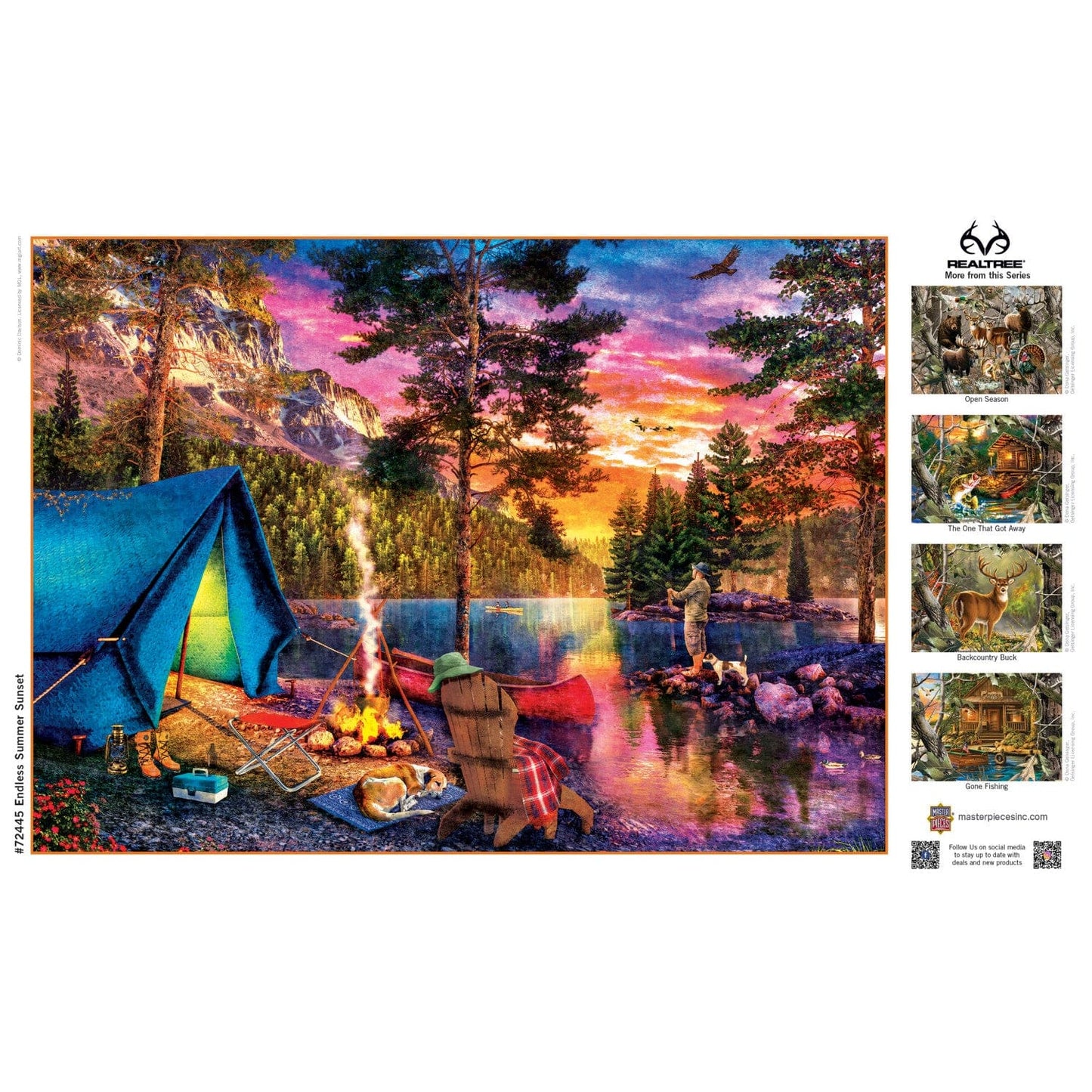 Realtree - Endless Summer Sunset 1000 Piece Jigsaw Puzzle - Out of Play