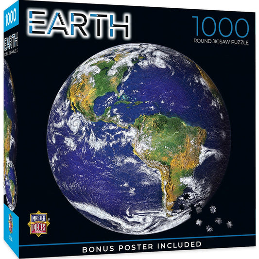 The Earth - 1000 Piece Round Jigsaw Puzzle - Out of Play