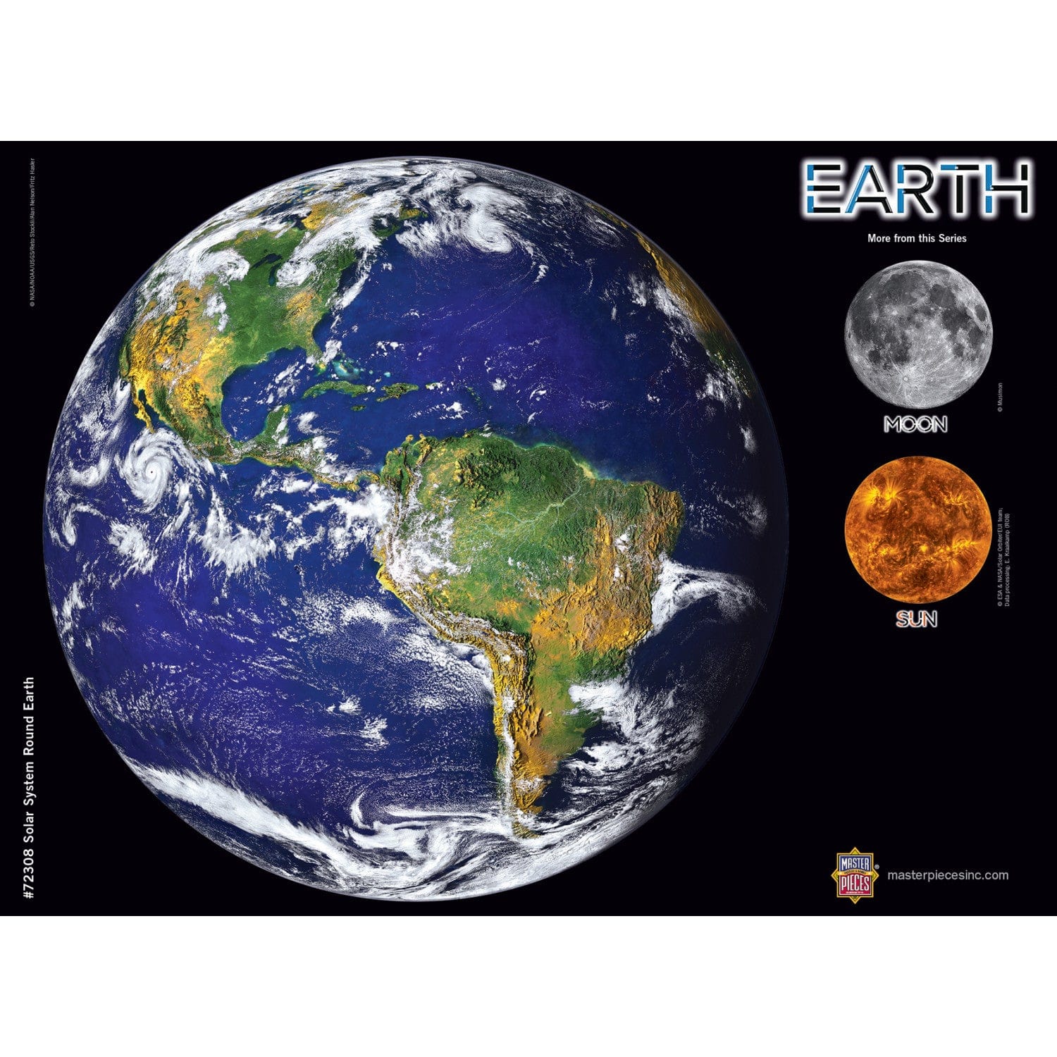 The Earth - 1000 Piece Round Jigsaw Puzzle - Out of Play