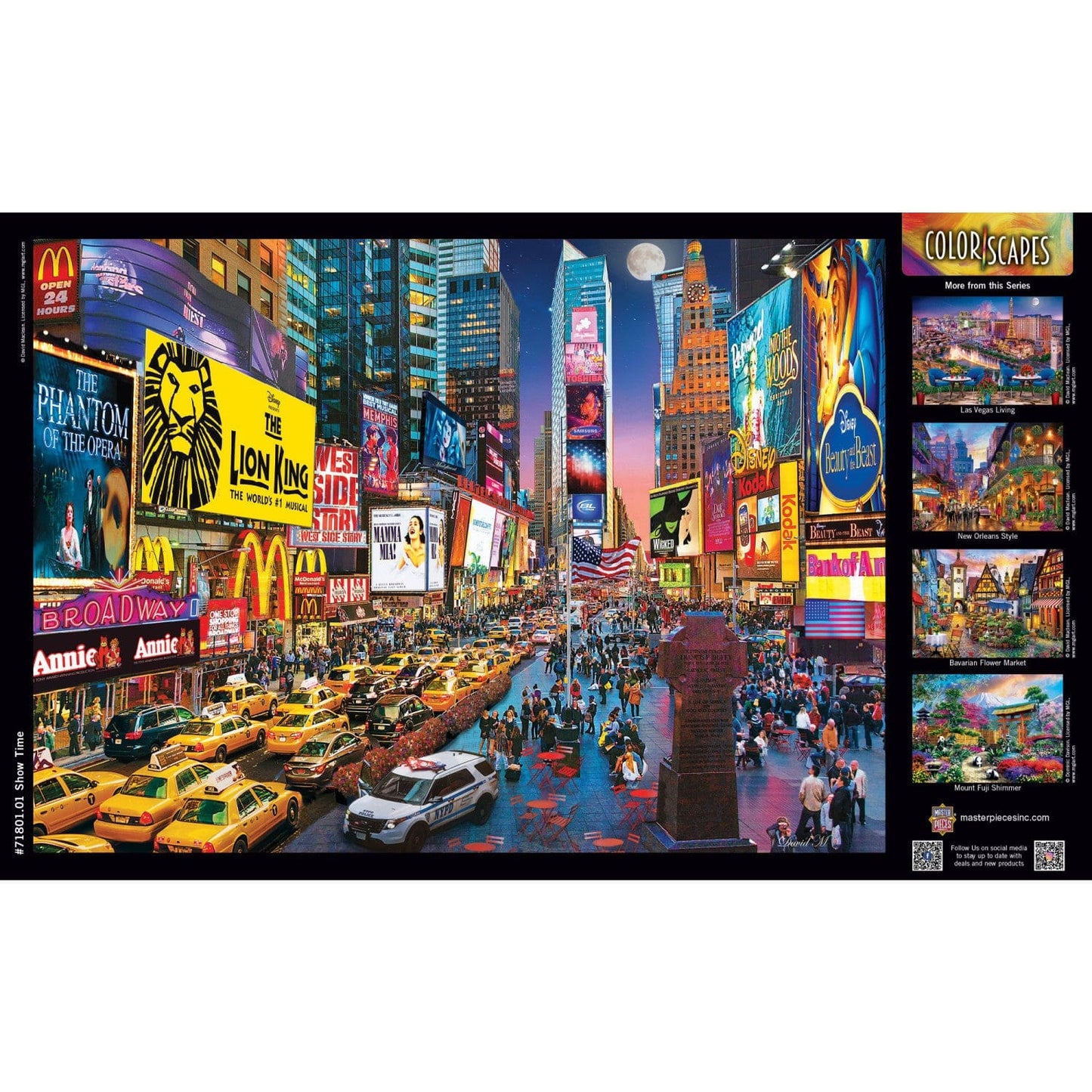 Colorscapes - Show Time 1000 Piece Jigsaw Puzzle - Out of Play