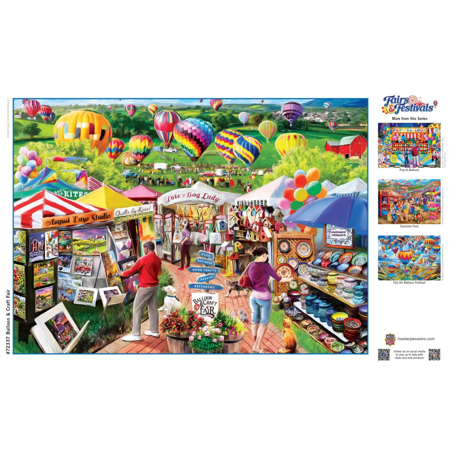 Fairs & Festivals - Balloon & Craft Fair 1000 Piece Jigsaw Puzzle - Out of Play