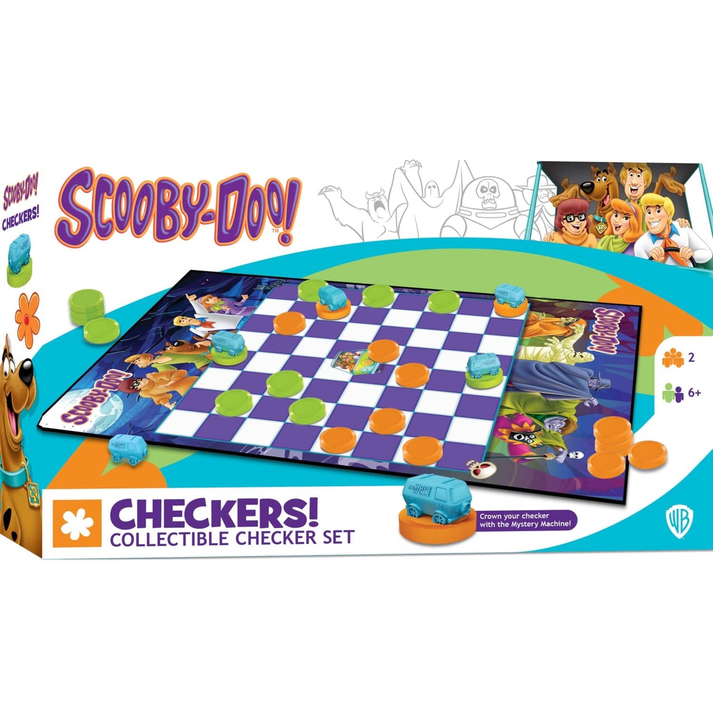 Scooby-Doo! Checkers Board Game Board Game - Out of Play