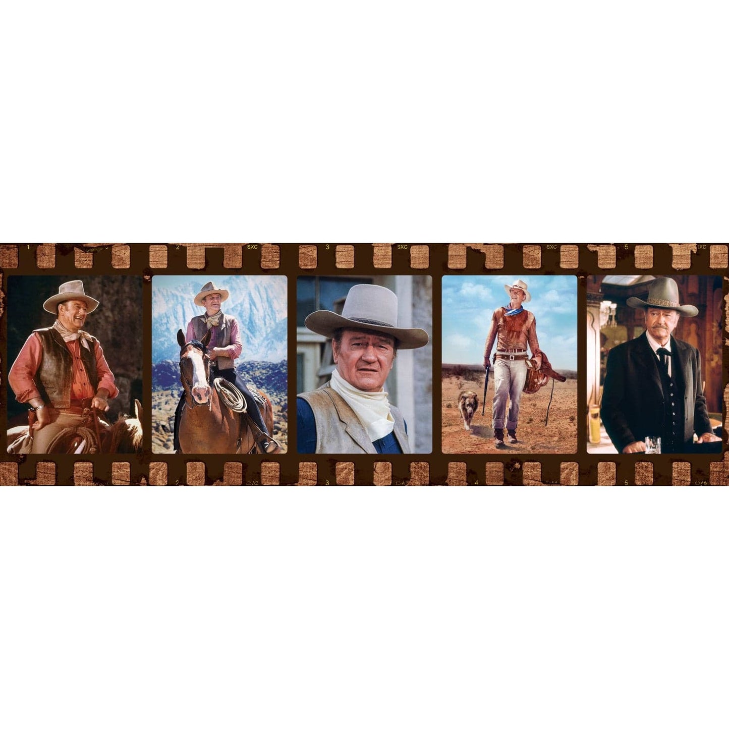 John Wayne Collection - Forever in Film 1000 Piece Panoramic Jigsaw Puzzle - Out of Play