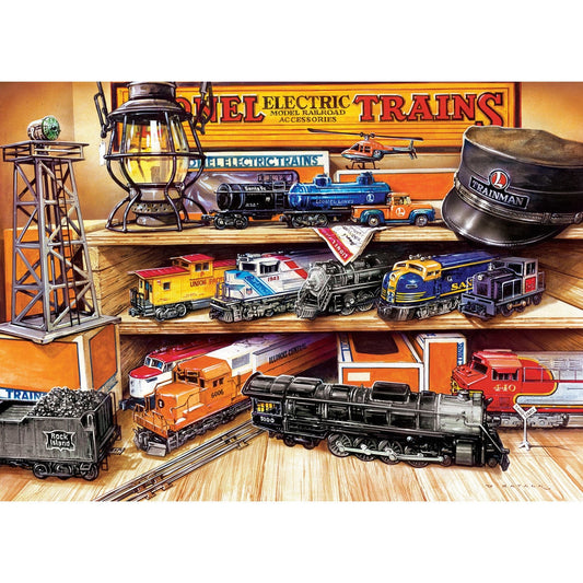 Lionel Trains - Collector's Treasures 1000 Piece Jigsaw Puzzle - Out of Play