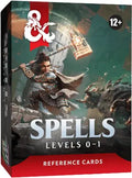 Dungeons & Dragons Reference Cards - Spells Levels 0-1