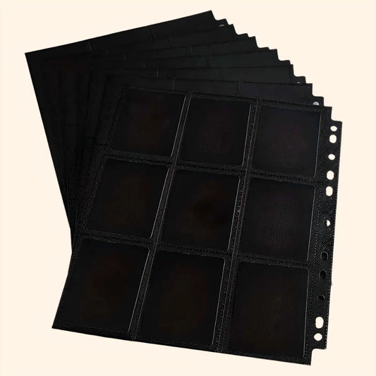 10 Pack Trading Card Binder Pages - Out of Play Board Game Accessories - 