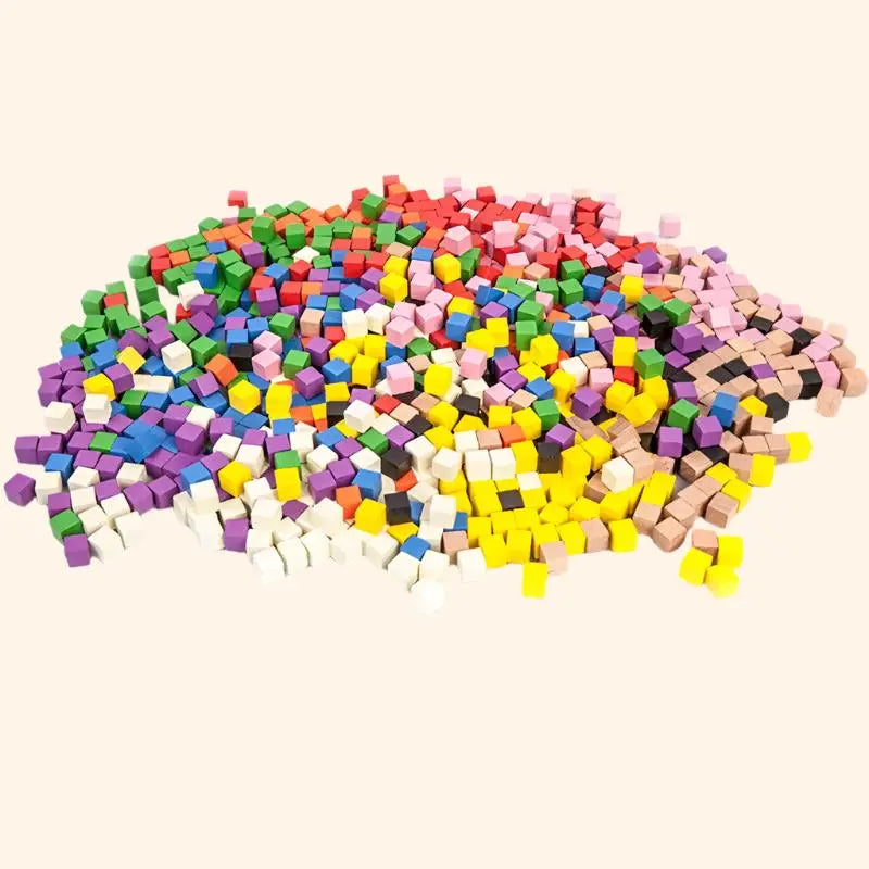 100Pcs 10mm Wood Cubes - Out of Play Board Game Accessories