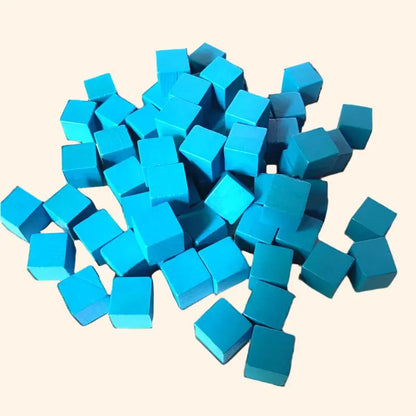 100Pcs 10mm Wood Cubes - Out of Play Board Game Accessories