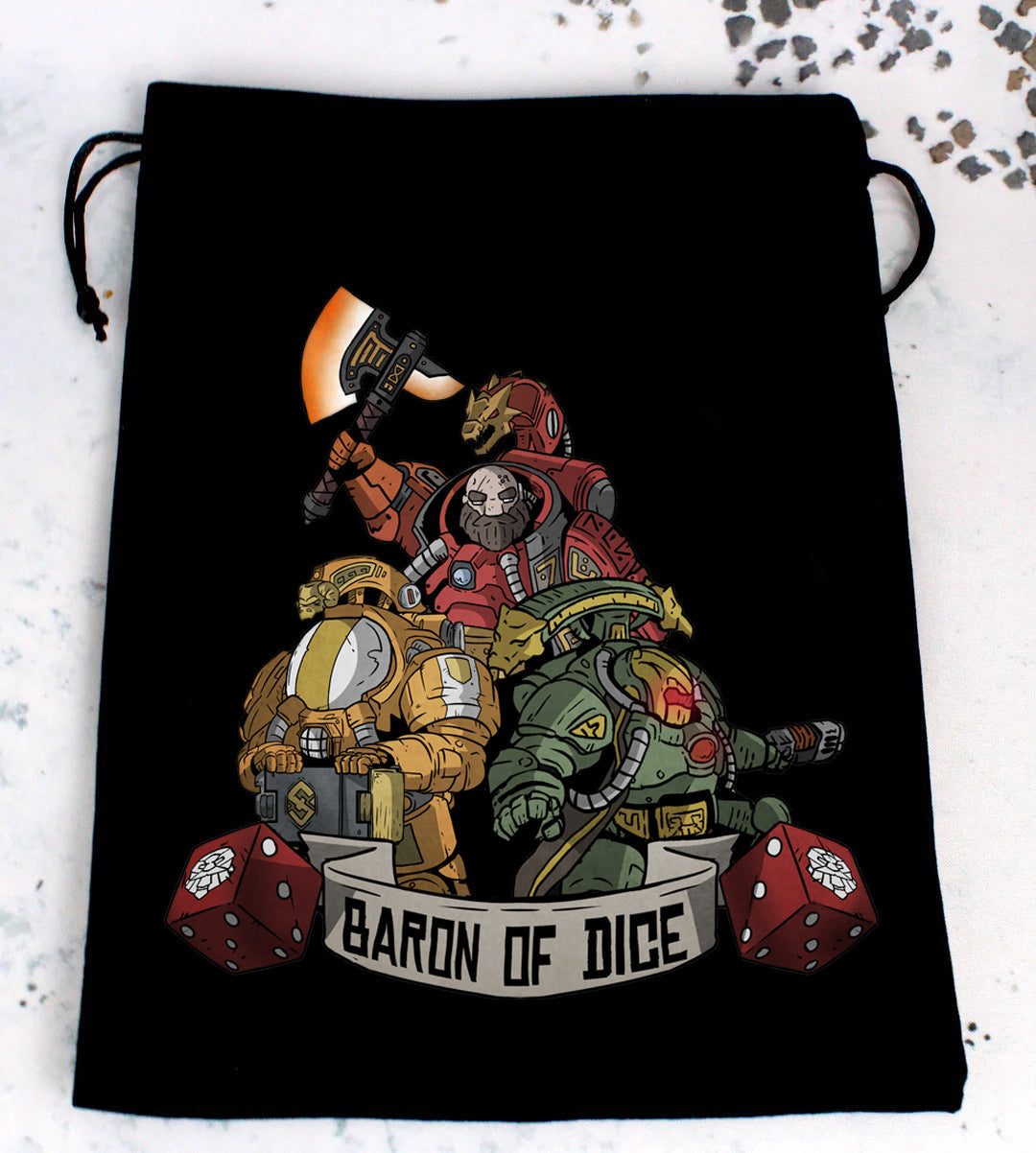 Premium Black Dice Bags - Out of Play