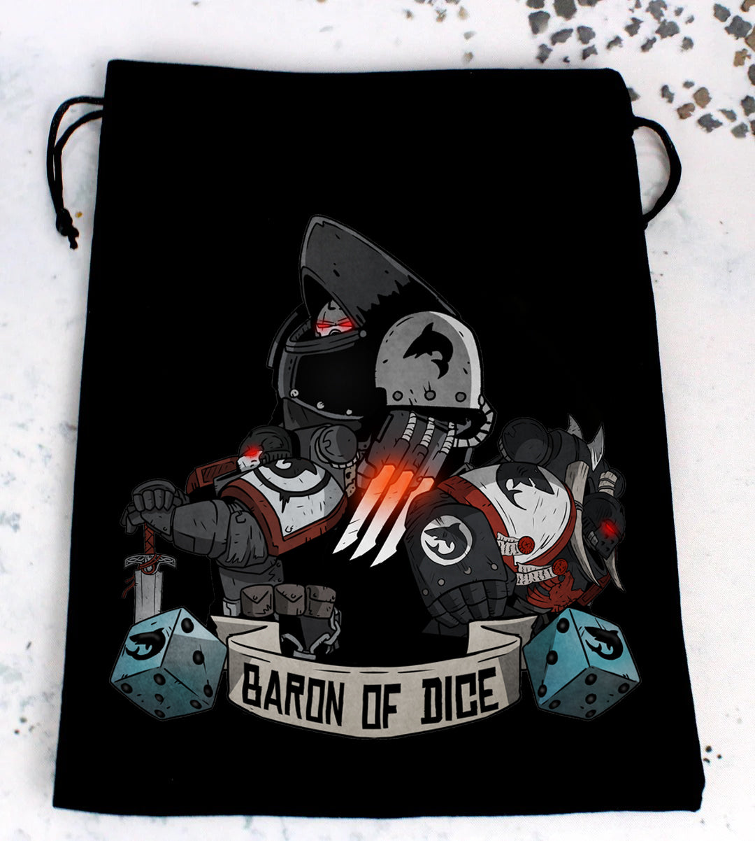 Premium Black Dice Bags - Out of Play