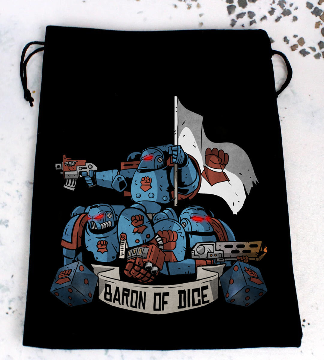 Premium Black Dice Bags - Out of Play