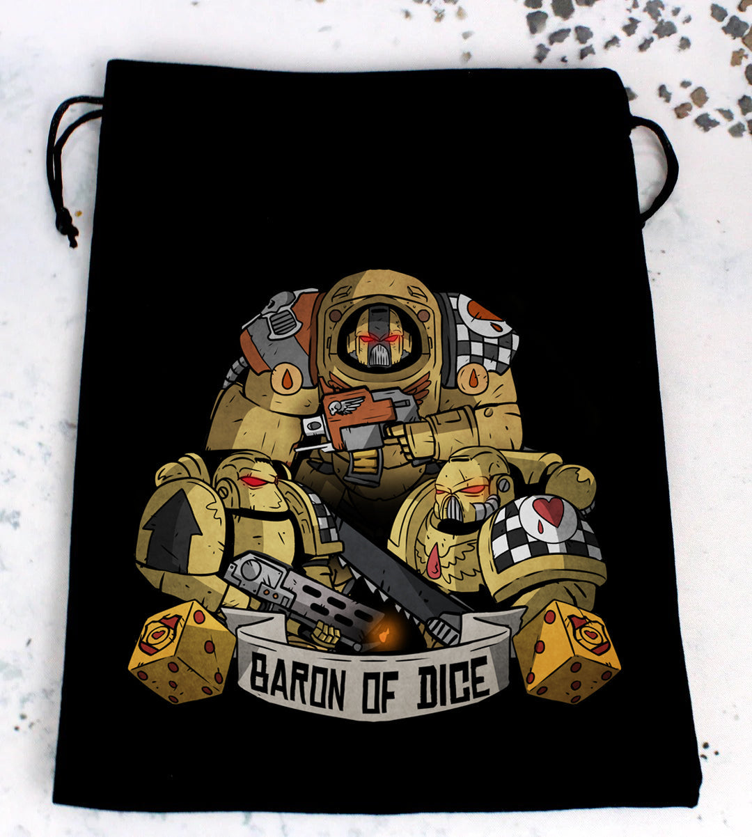 Premium Black Dice Bags - Out of Play