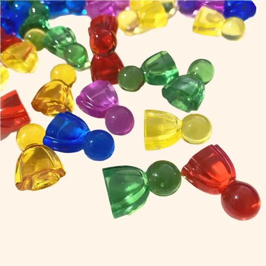 10pc Acrylic Peeple - Out of Play Board Game Accessories