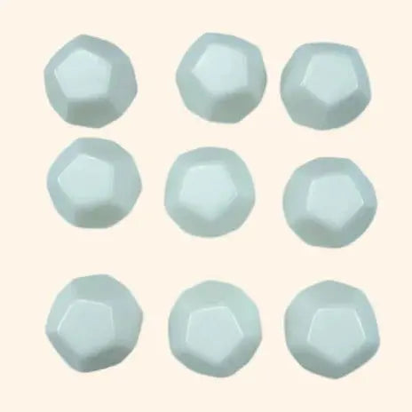 10pcs 22mm Blank Dice D12 - Out of Play Board Game Accessories