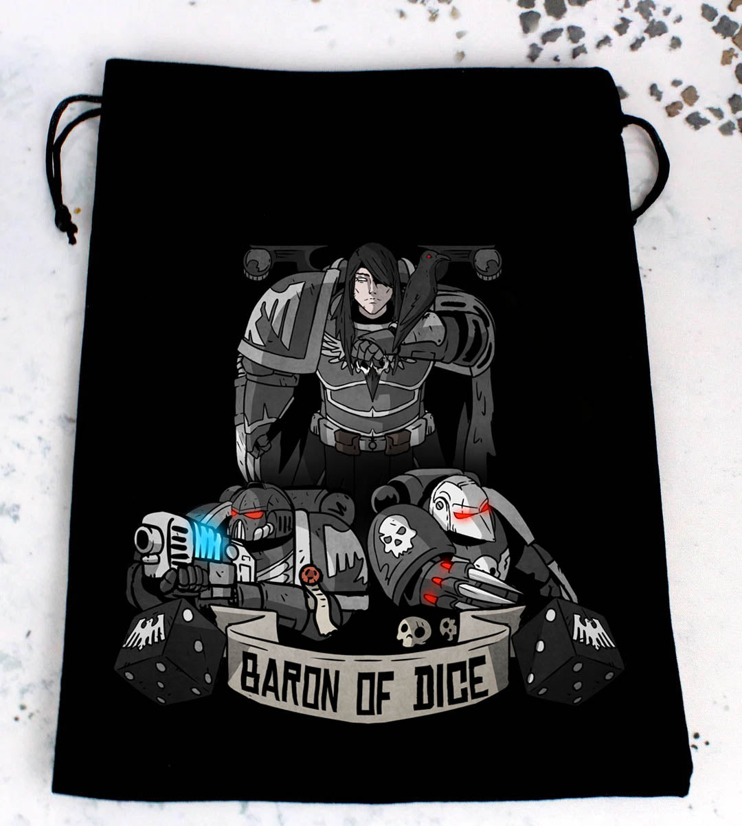 Premium Black Dice Bags - Out of Play