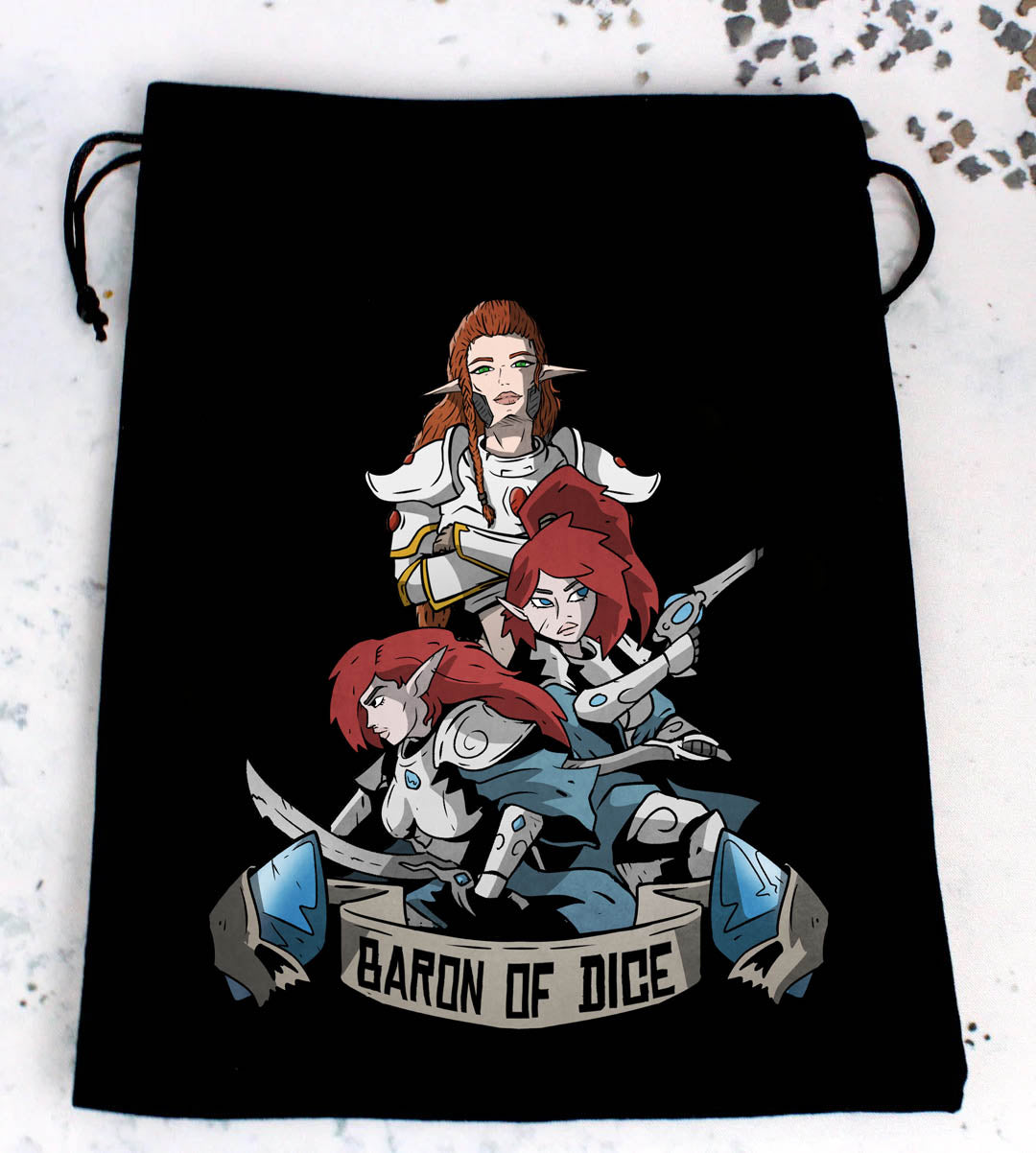 Premium Black Dice Bags - Out of Play