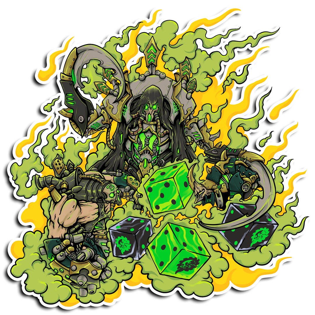 Cryx | Premium Vinyl Stickers | Officially Licensed Warmachine