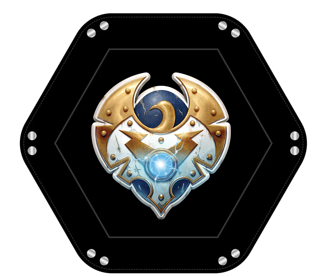 Cygnar Storm Legion | Premium Dice Tray | Officially Licensed Warmachine