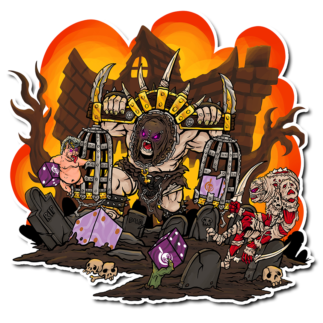 Grymkin | Premium Vinyl Stickers | Officially Licensed Warmachine