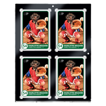 130PT 4-Card Black Border UV ONE-TOUCH Magnetic Holder Ultra PRO International