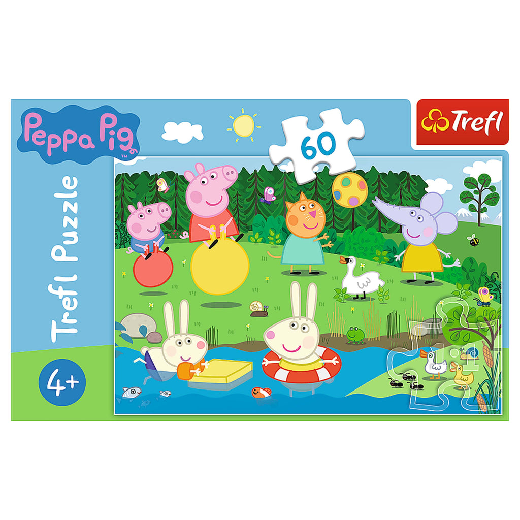 Trefl Kids Peppa Pig Holiday Fun 60 Piece Jigsaw Puzzle