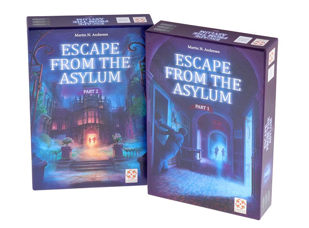 STANDARD EDITION Escape from the Asylum 1-6 Player Cooperative Game - - Out of Play