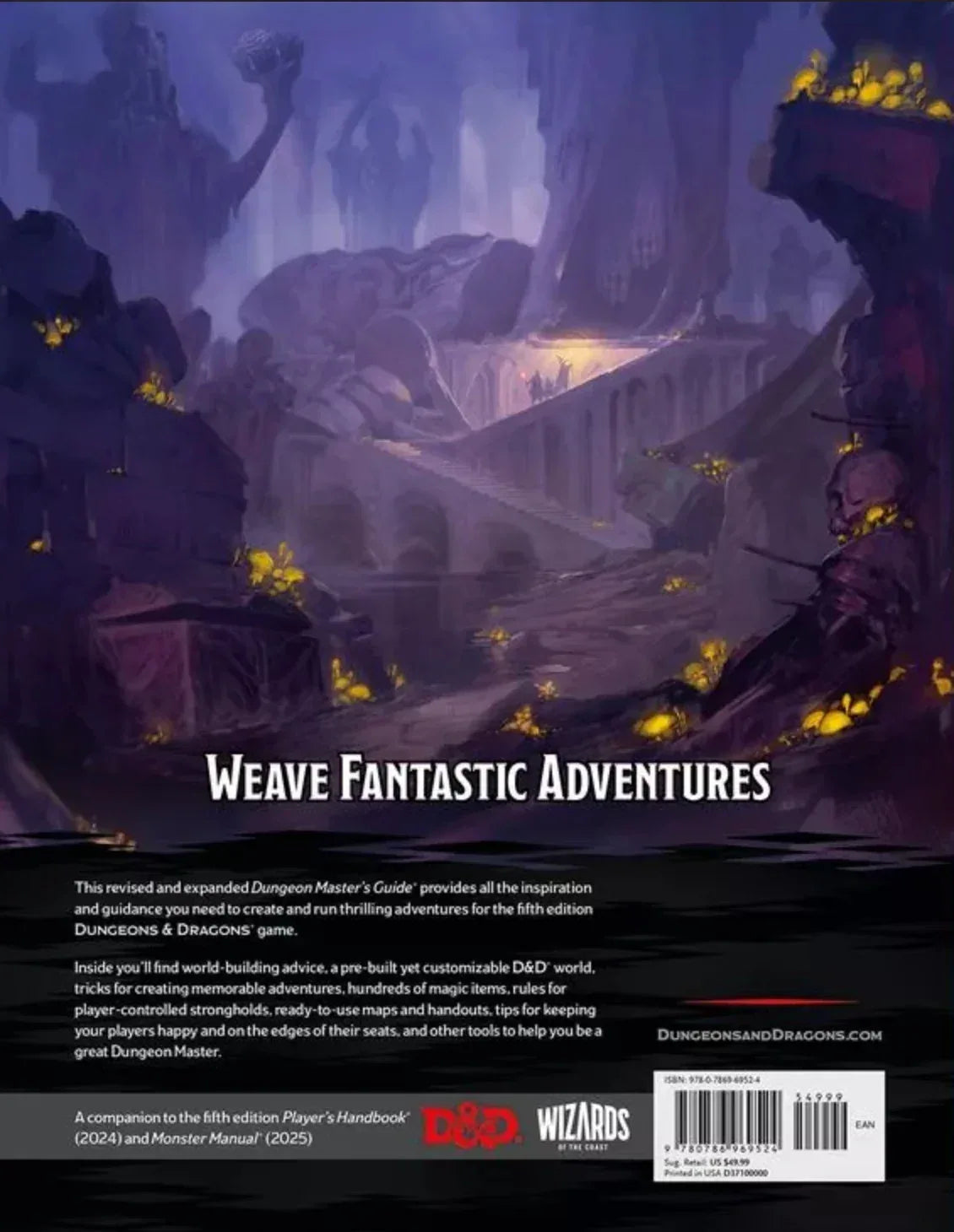 Dungeons & Dragons - Dungeon Master's Guide - 5th Edition - Out of Play