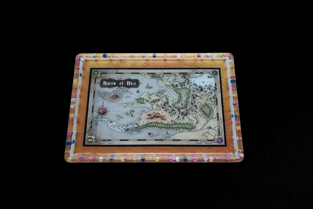Hand-Cast Resin Dice Trays - Out of Play