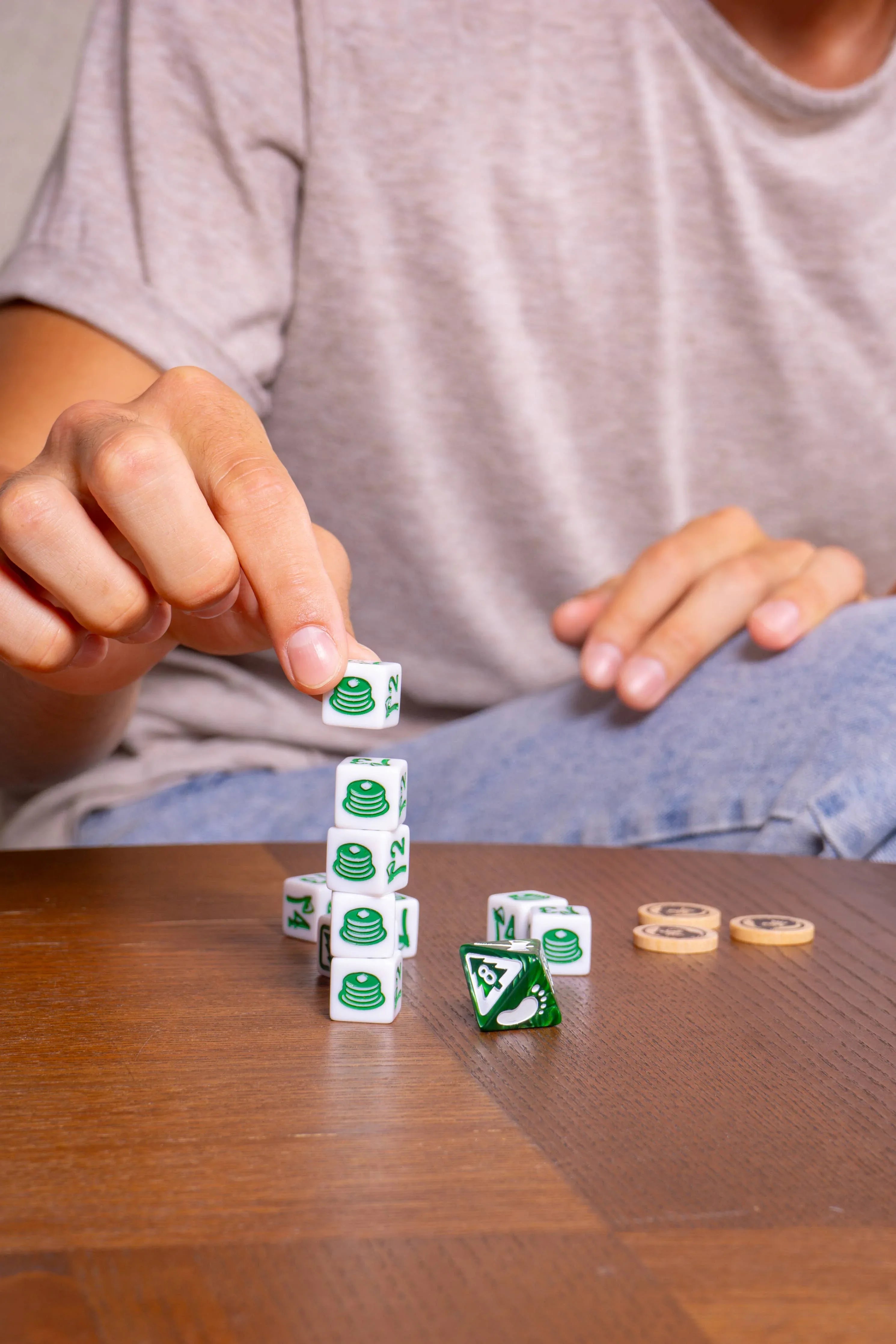 Flapjacks & Sasquatches Dice Game - Out of Play