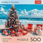 Trefl Red Holiday in Paradise 500 Piece Puzzle
