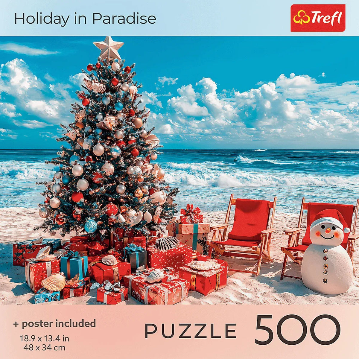 Trefl Red Holiday in Paradise 500 Piece Puzzle