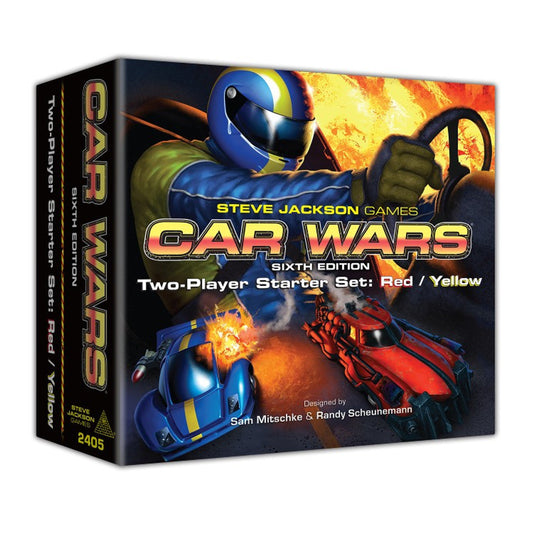 Car Wars - Two Player Starter Set: Red / Yellow - Board Game PunkOuter Games