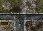 30x22" Double-Sided 'Urban Combat' + 'Badlands' F.A.T. Mat Battle Gaming Mat
