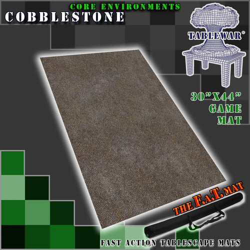 30x44" 'Cobblestone' F.A.T. Mat Battle Gaming Mat - Out of Play